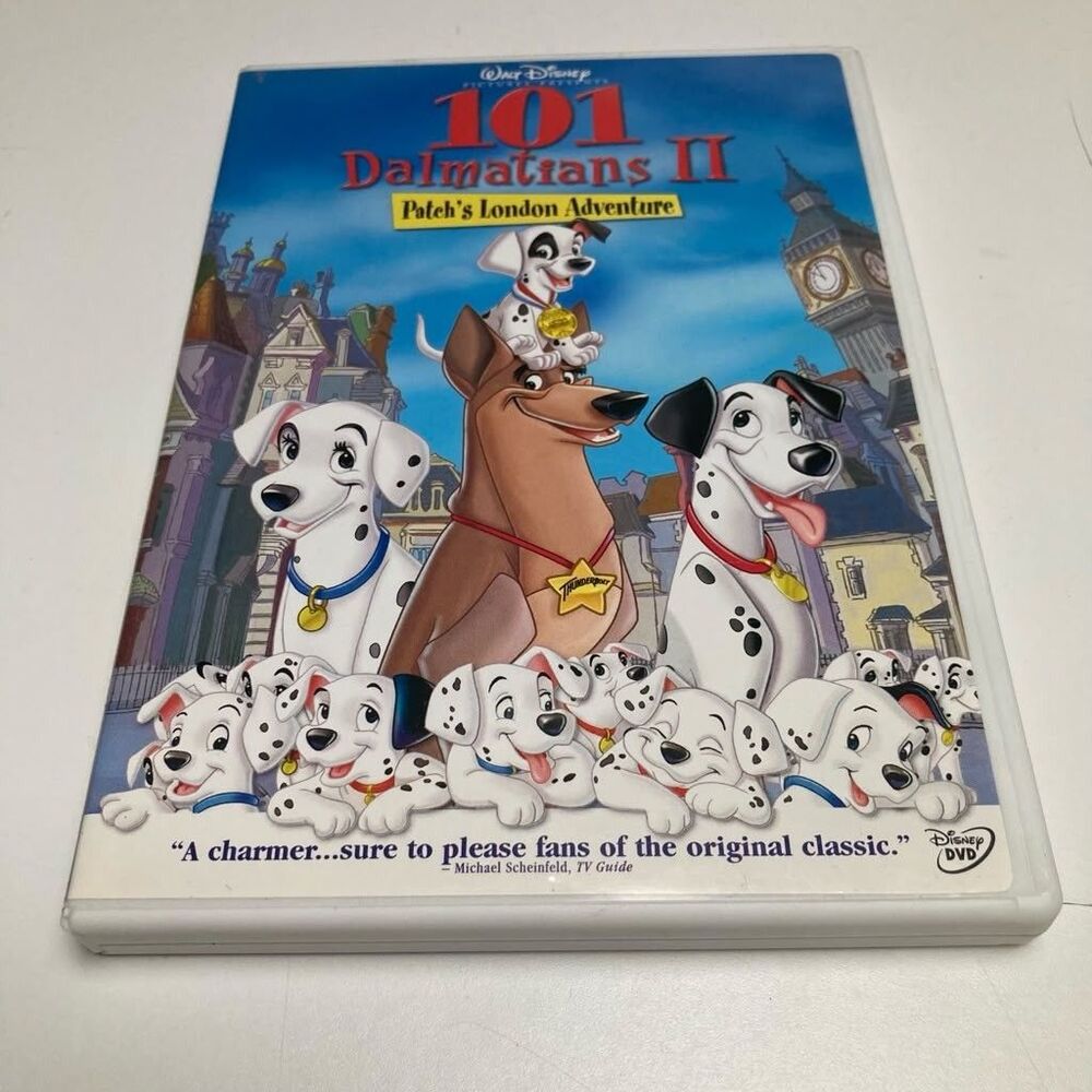 Disney 101 Dalmatians II Patch's London Adventure DVD 2002 Animation